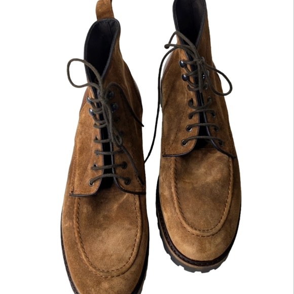 Bruno Magli Brett Lug Sole in Cognac Brown... Size 12 main image 4